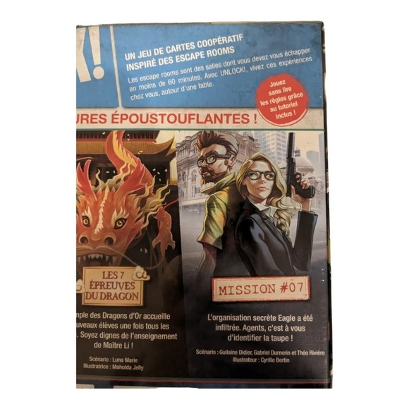 Unlock Epic  Adventures Card Game (French) NWT - Picture 4 of 6